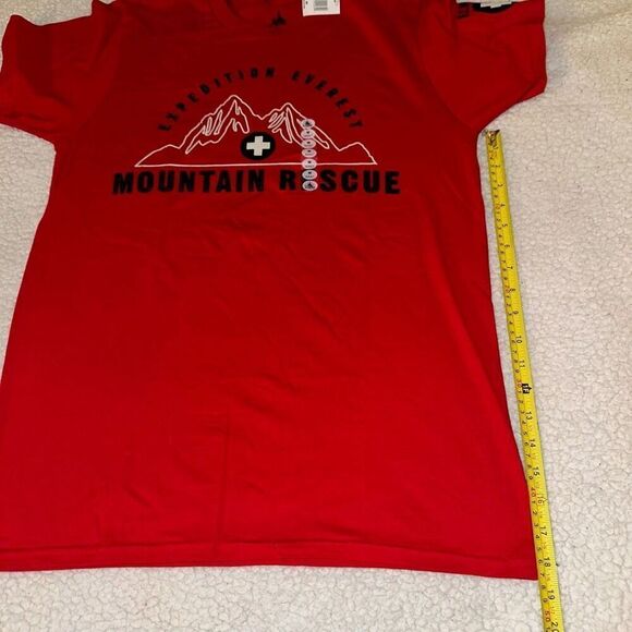 Disney Parks Unisex Expedition Everest Rescue Red Shirt Size Medium NWT - Picture 9 of 11